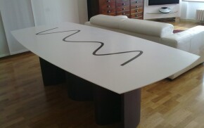 Tavolo Legno Corian